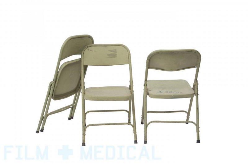 Metal army chairs